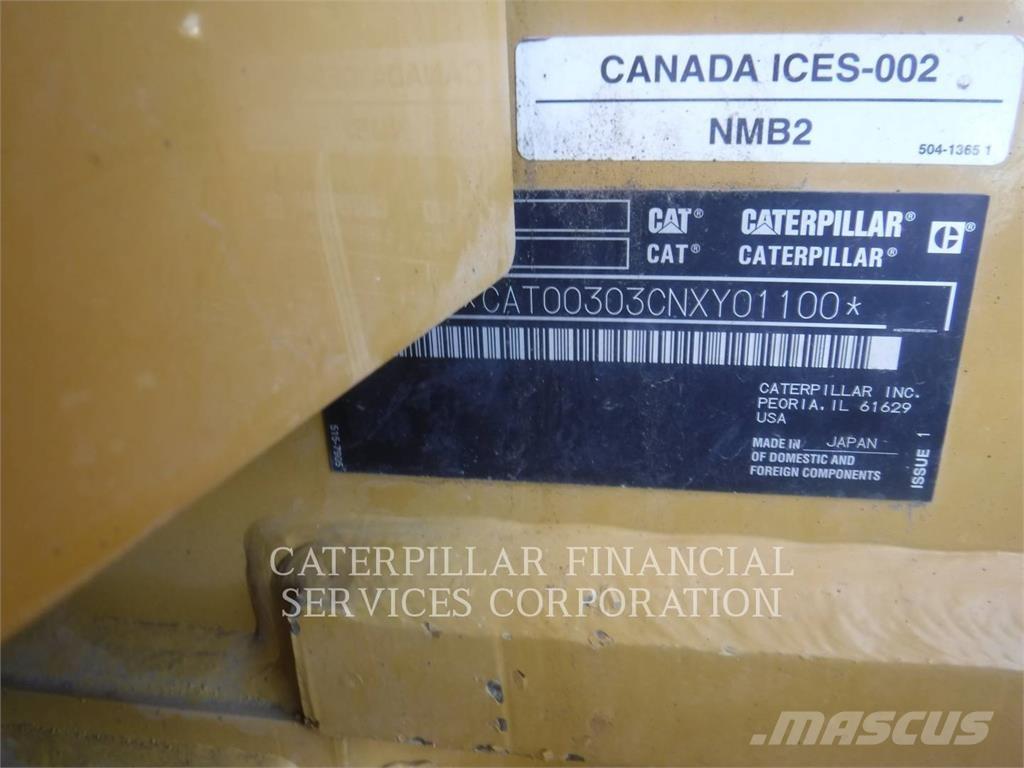 CAT 303-07CR Εκσκαφείς με ερπύστριες