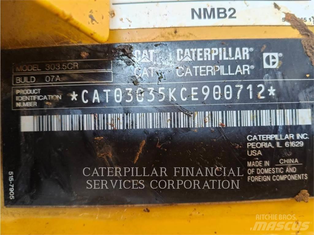 CAT 303.5-07CR Εκσκαφείς με ερπύστριες