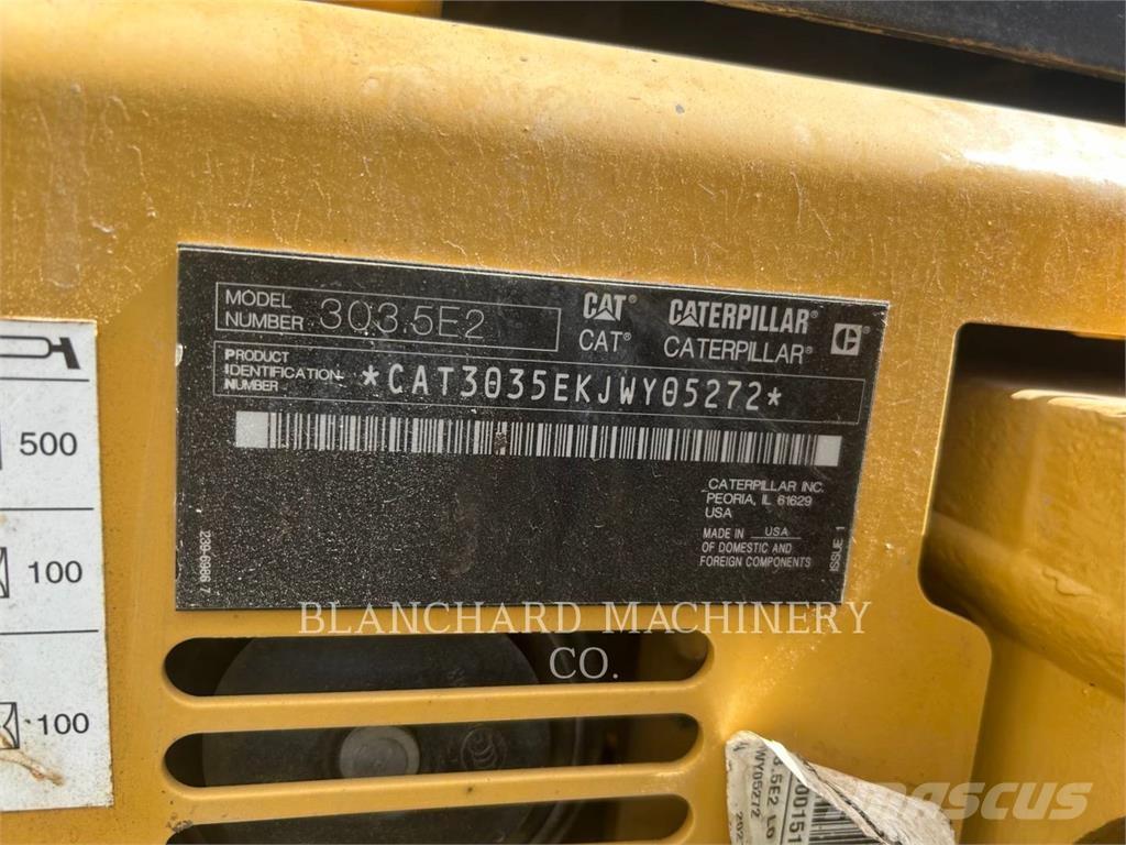 CAT 303.5E2 Εκσκαφείς με ερπύστριες