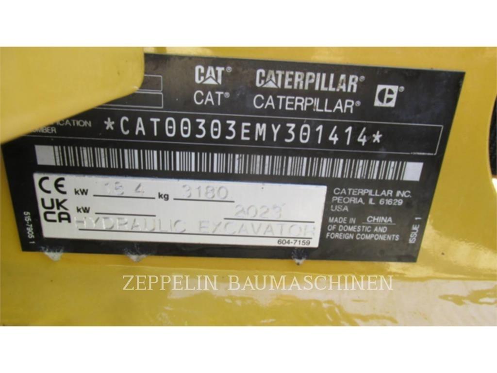 CAT 303CR-07A Εκσκαφείς με ερπύστριες