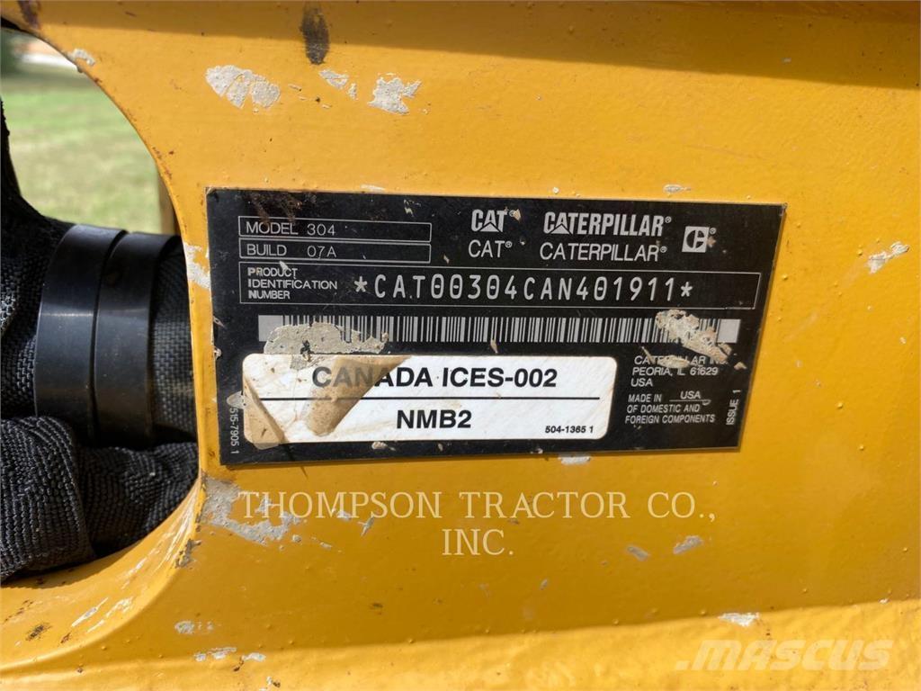 CAT 304 Εκσκαφείς με ερπύστριες