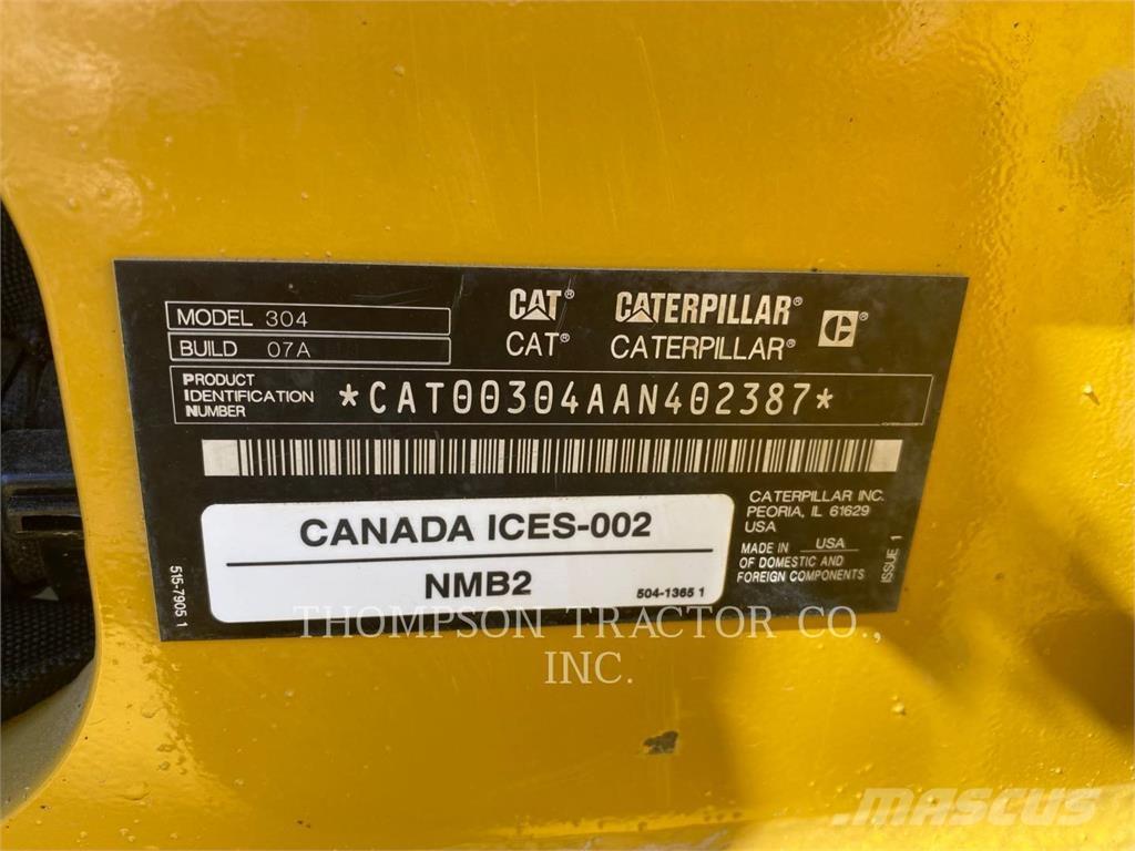 CAT 304 Εκσκαφείς με ερπύστριες