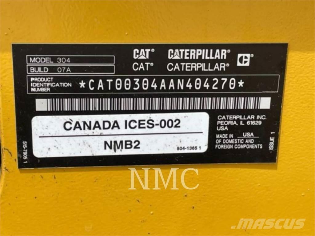 CAT 304-07 Εκσκαφείς με ερπύστριες