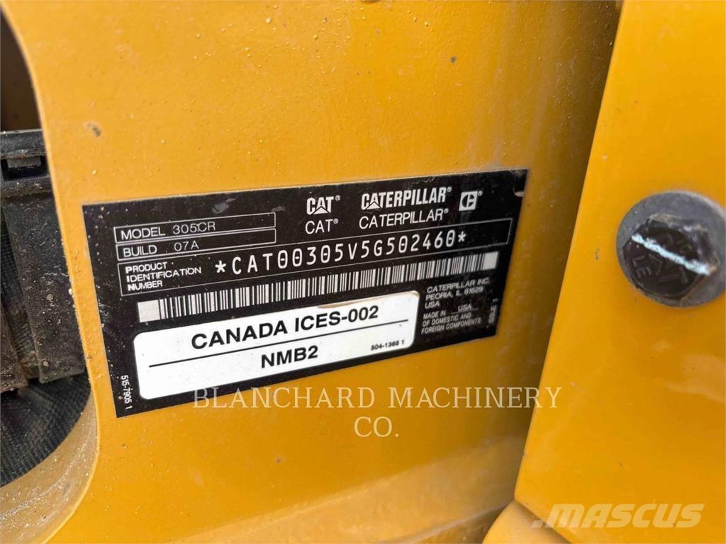 CAT 305 Εκσκαφείς με ερπύστριες