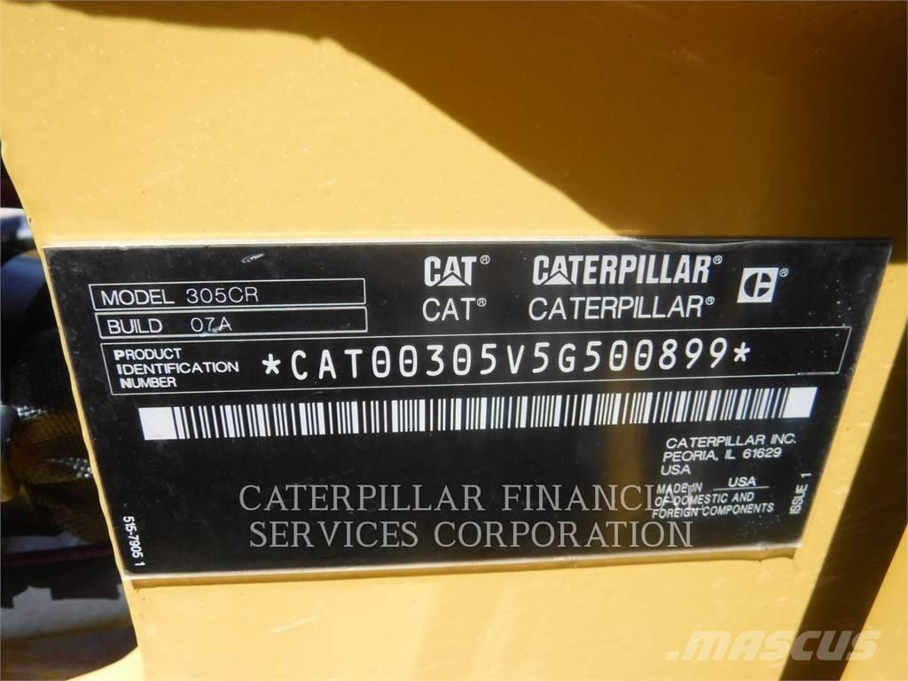 CAT 305-07CR Εκσκαφείς με ερπύστριες