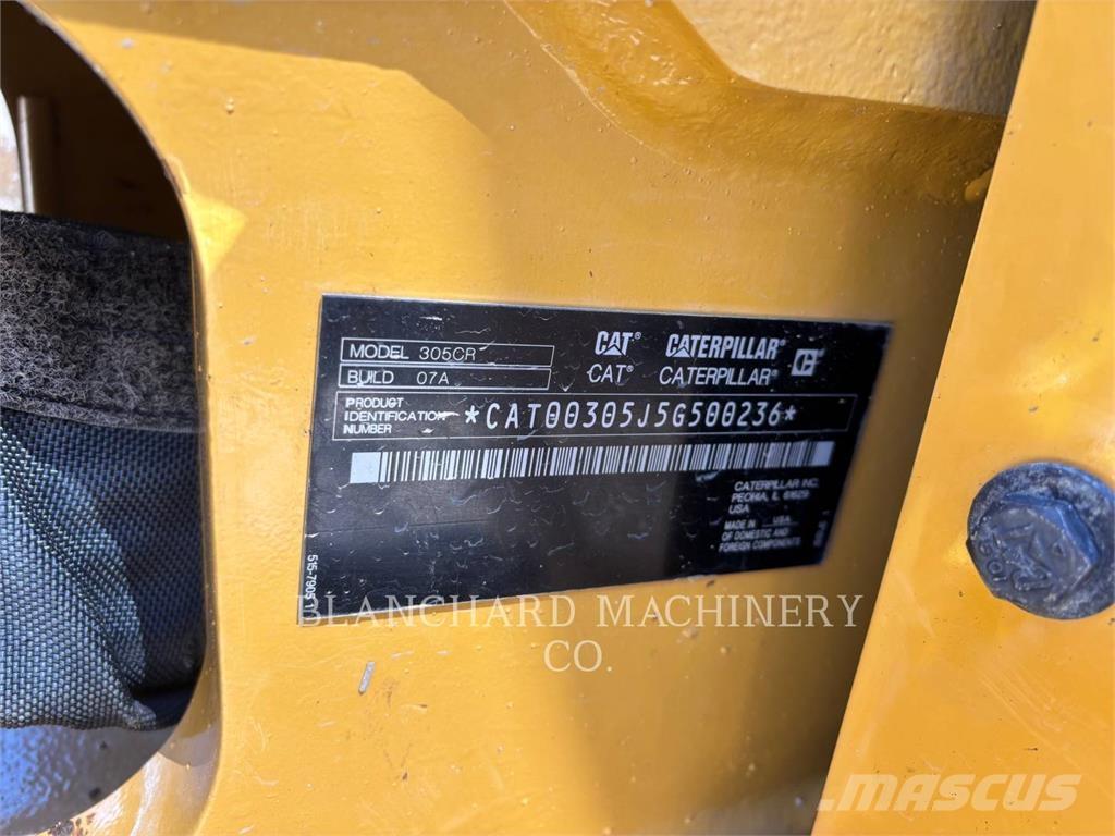CAT 305-07CR Εκσκαφείς με ερπύστριες
