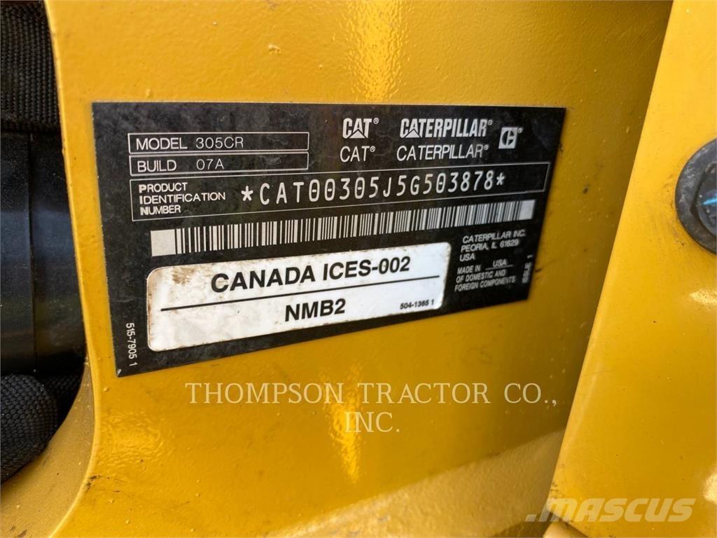 CAT 305 CR Εκσκαφείς με ερπύστριες