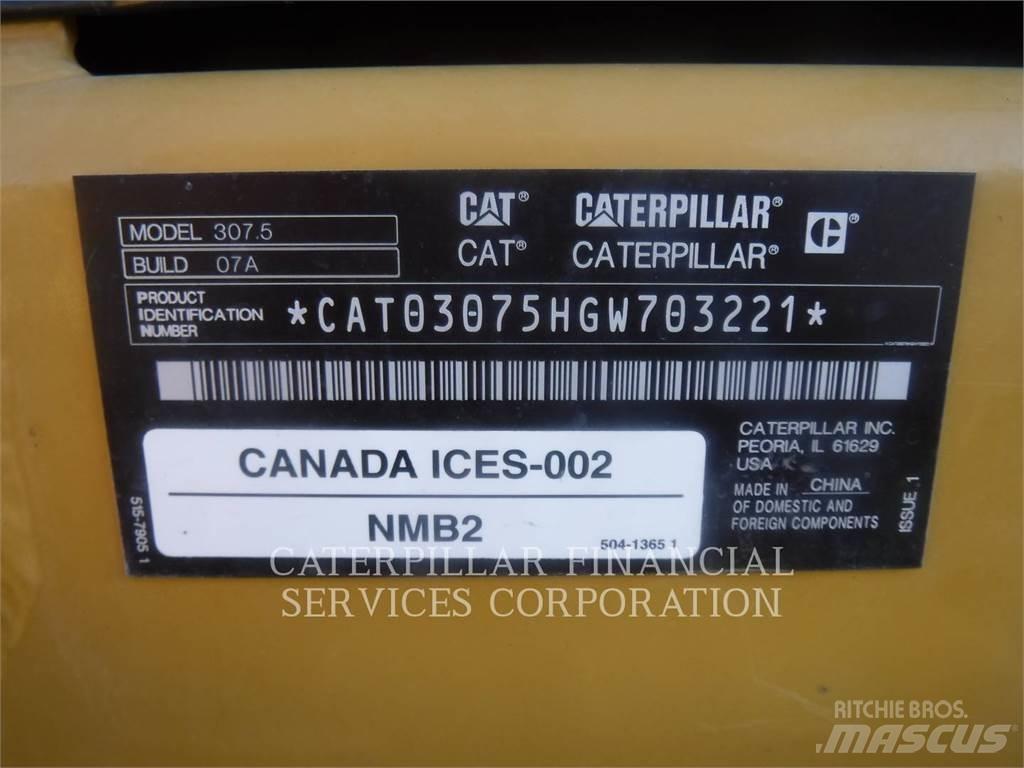 CAT 307.5-07 Εκσκαφείς με ερπύστριες