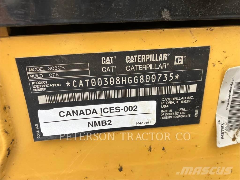 CAT 308 Εκσκαφείς με ερπύστριες