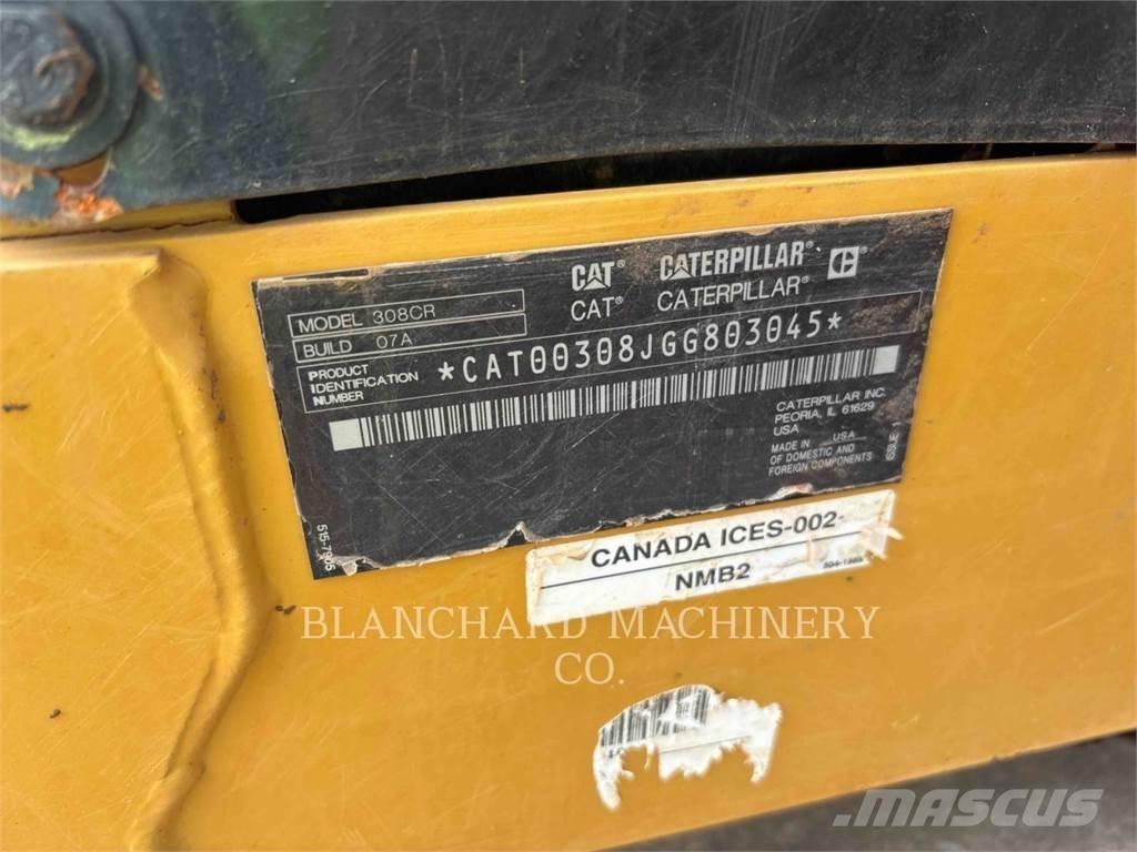 CAT 308CR Εκσκαφείς με ερπύστριες