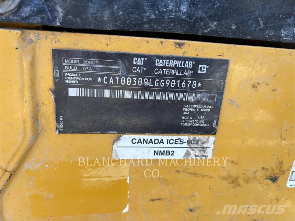 CAT 309CR Εκσκαφείς με ερπύστριες