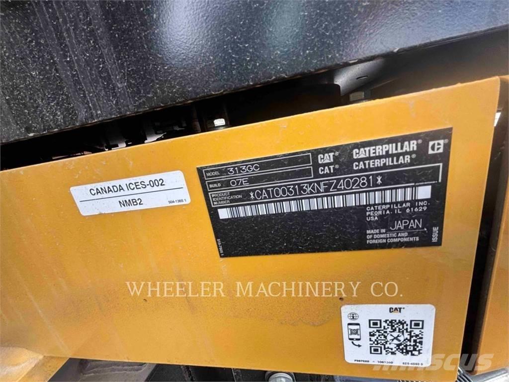 CAT 313 GC CF Εκσκαφείς με ερπύστριες