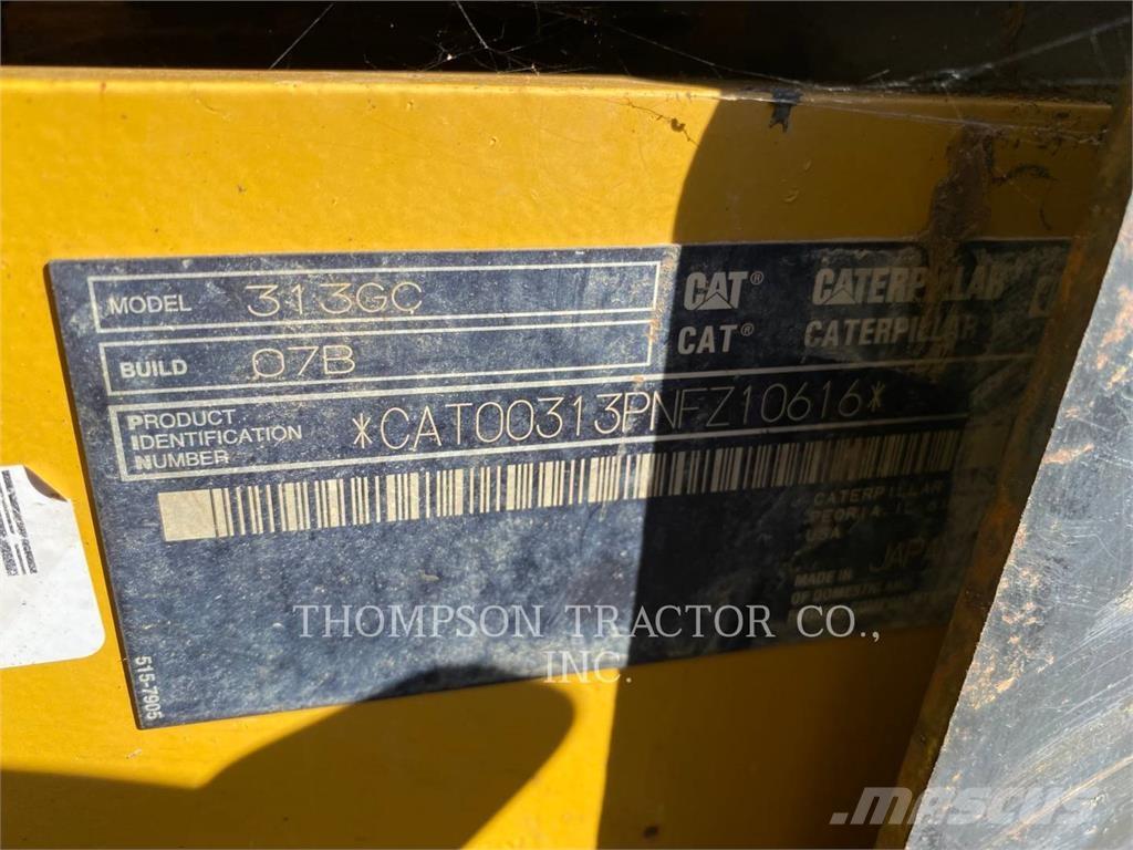 CAT 313GC Εκσκαφείς με ερπύστριες