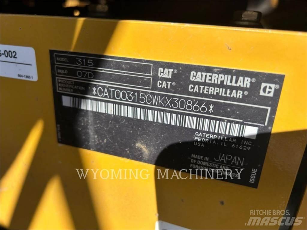 CAT 315 Εκσκαφείς με ερπύστριες