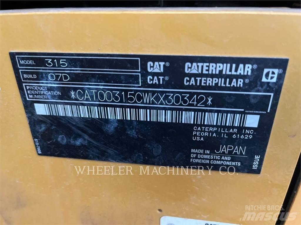 CAT 315 CF Εκσκαφείς με ερπύστριες