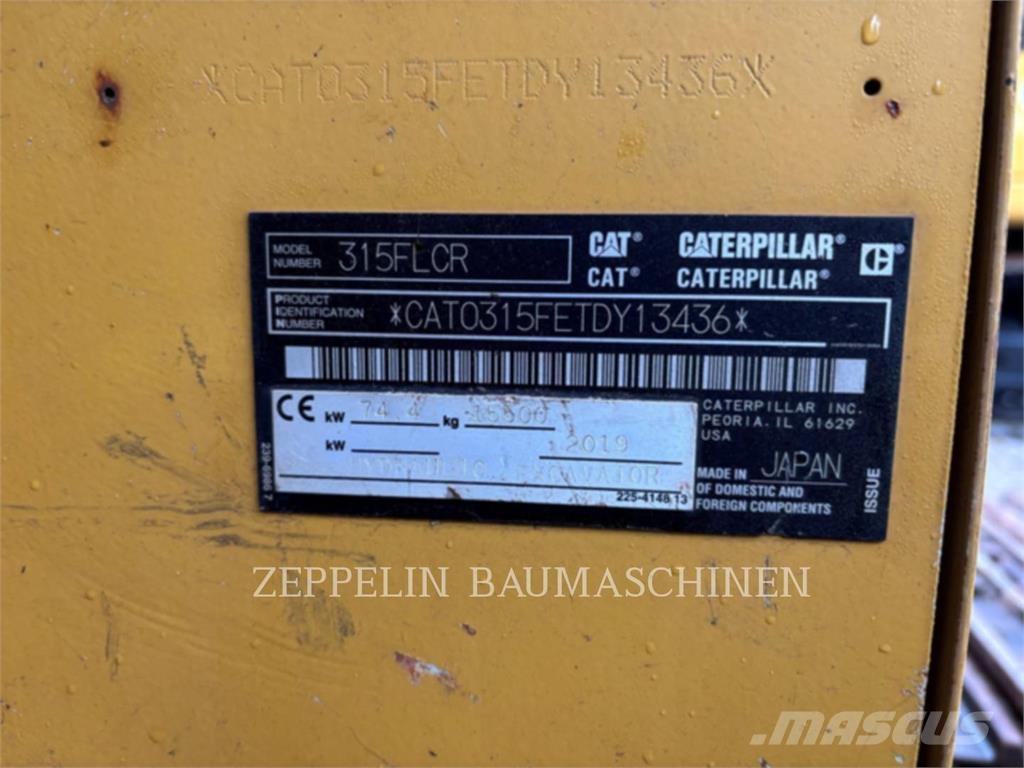 CAT 315FL Εκσκαφείς με ερπύστριες