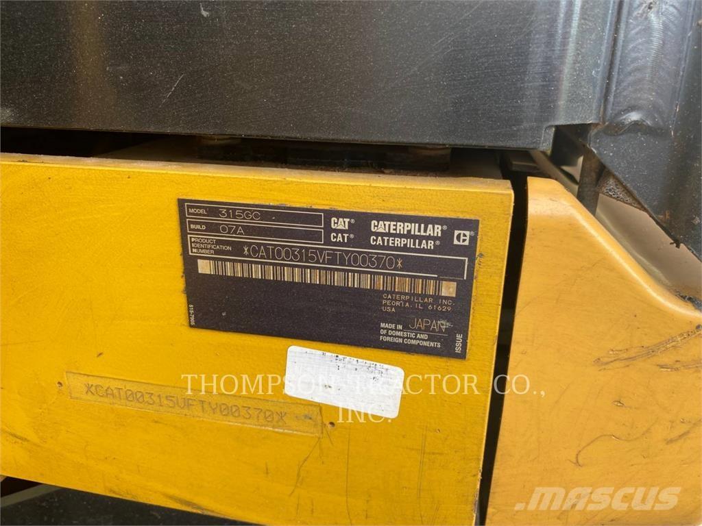 CAT 315GC Εκσκαφείς με ερπύστριες