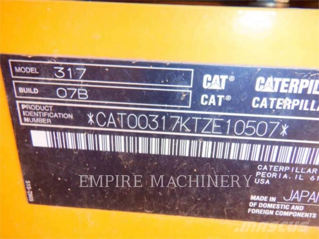CAT 317-07 Εκσκαφείς με ερπύστριες