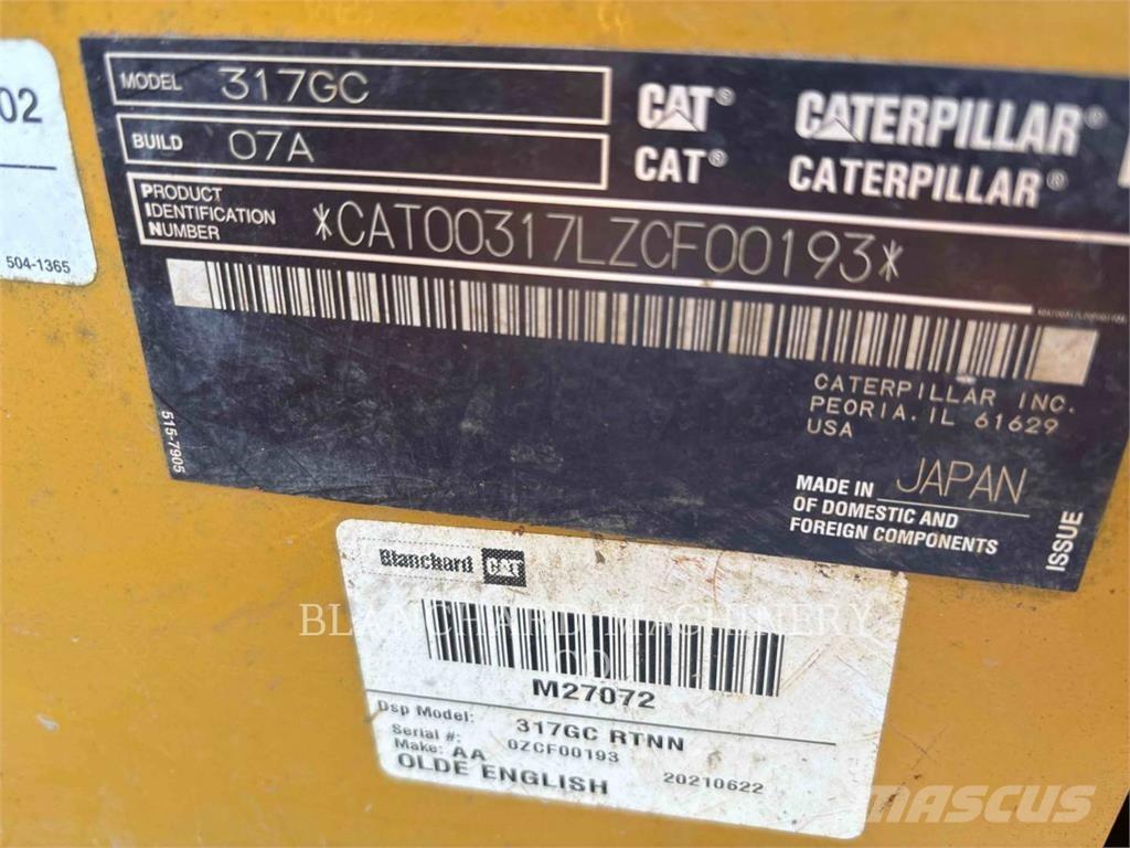 CAT 317 GC Εκσκαφείς με ερπύστριες
