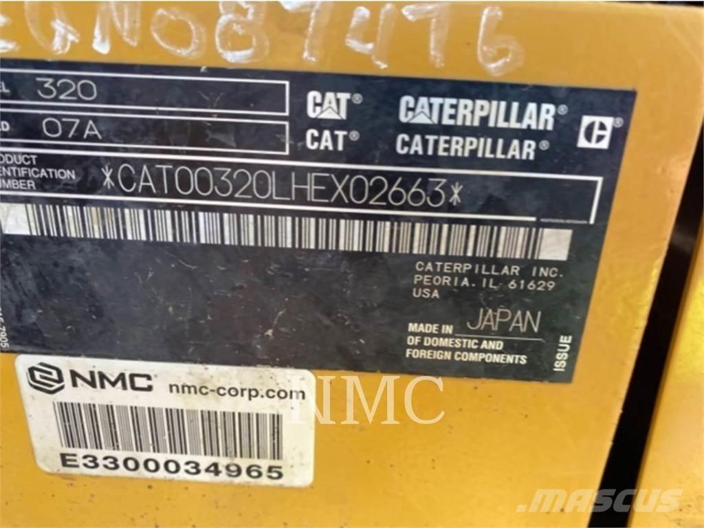 CAT 320 Εκσκαφείς με ερπύστριες