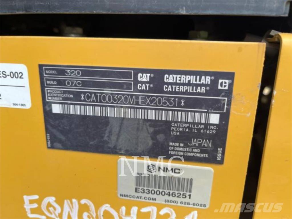 CAT 320 Εκσκαφείς με ερπύστριες