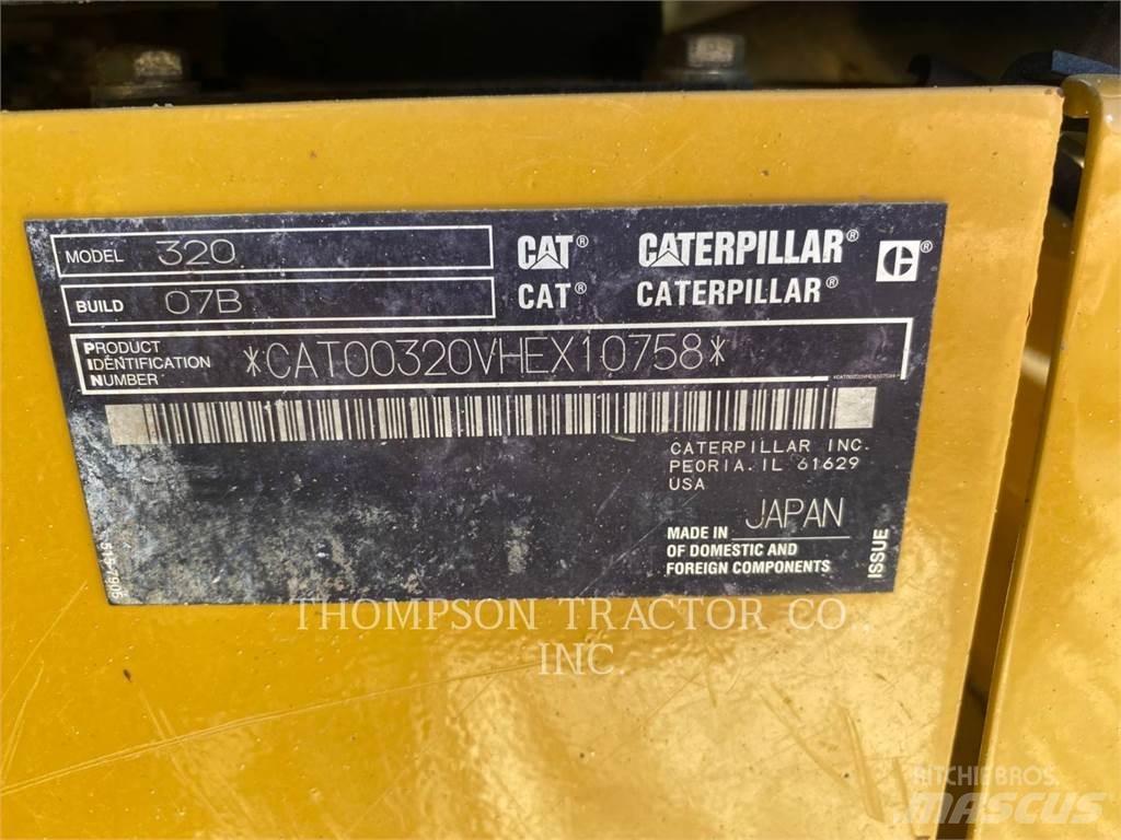 CAT 320 Εκσκαφείς με ερπύστριες