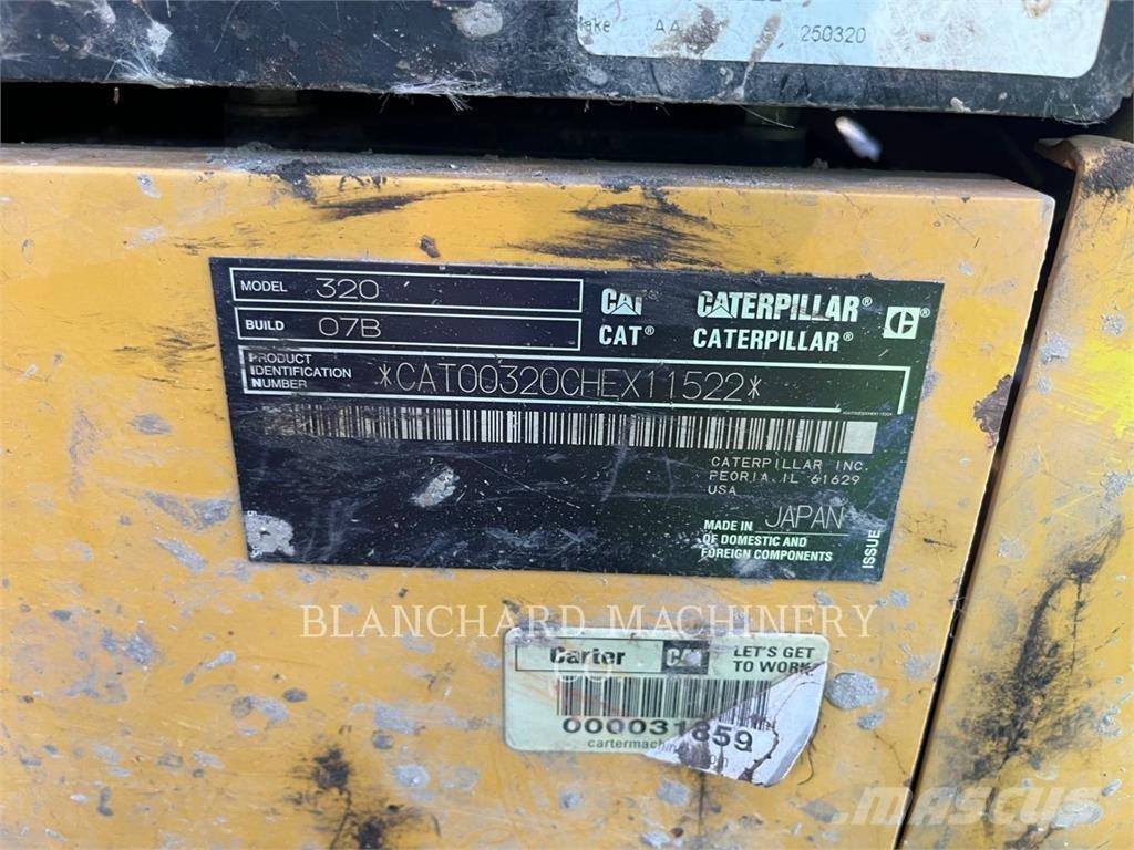 CAT 320 Εκσκαφείς με ερπύστριες