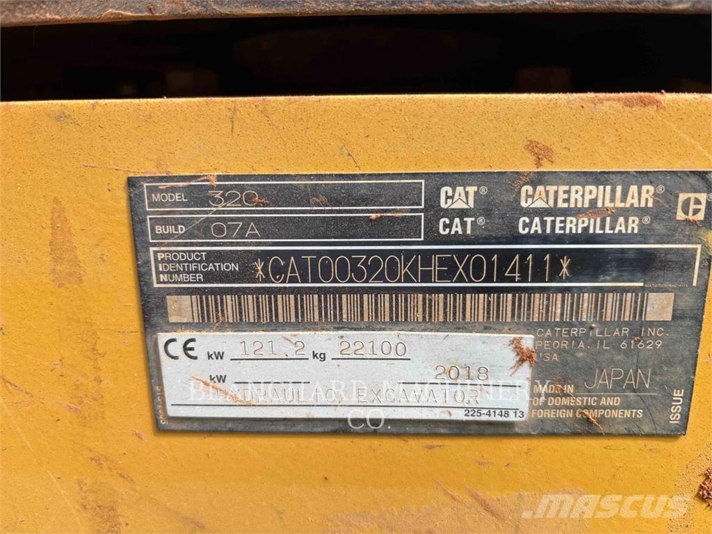 CAT 320 Εκσκαφείς με ερπύστριες