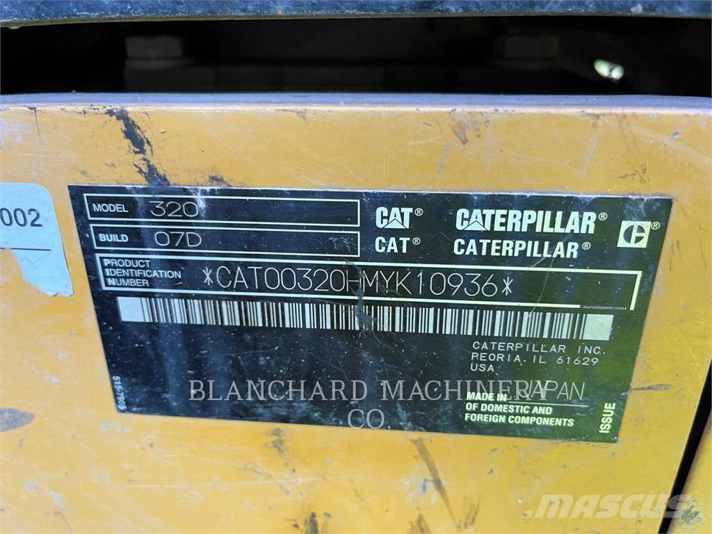 CAT 320 Εκσκαφείς με ερπύστριες
