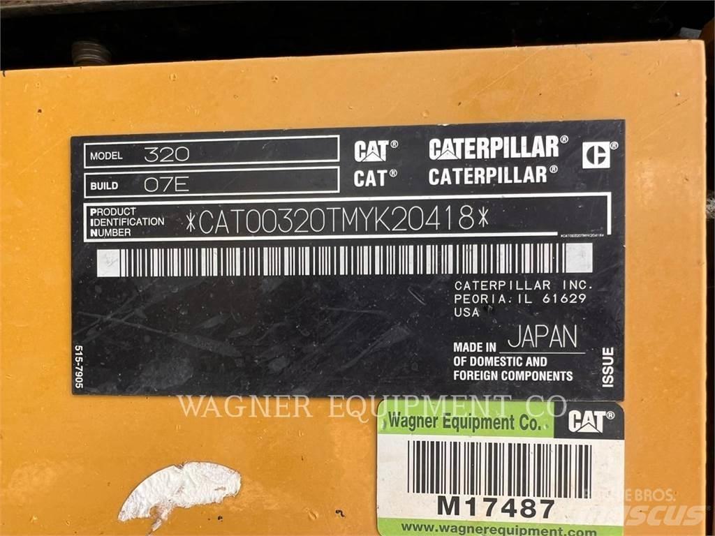 CAT 320 Εκσκαφείς με ερπύστριες