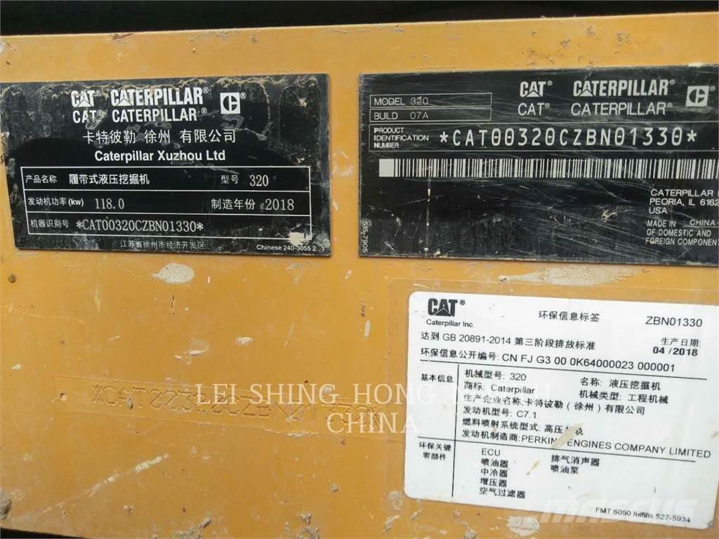 CAT 320-07 Εκσκαφείς με ερπύστριες