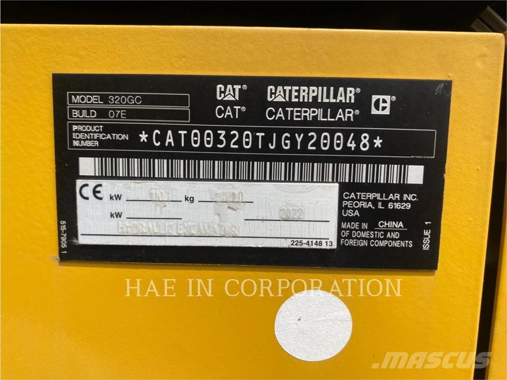 CAT 320-07GC Εκσκαφείς με ερπύστριες