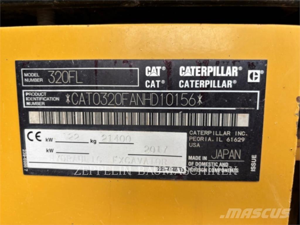 CAT 320FL Εκσκαφείς με ερπύστριες