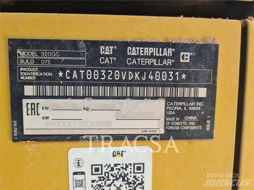 CAT 320GC Εκσκαφείς με ερπύστριες