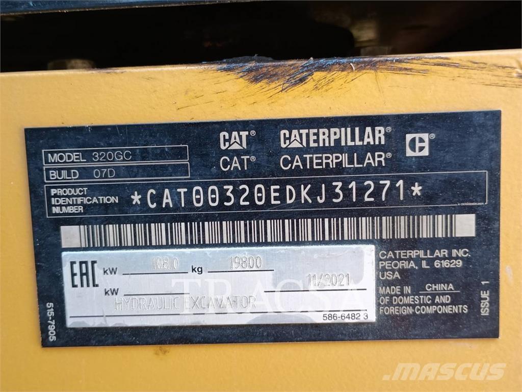 CAT 320GC Εκσκαφείς με ερπύστριες