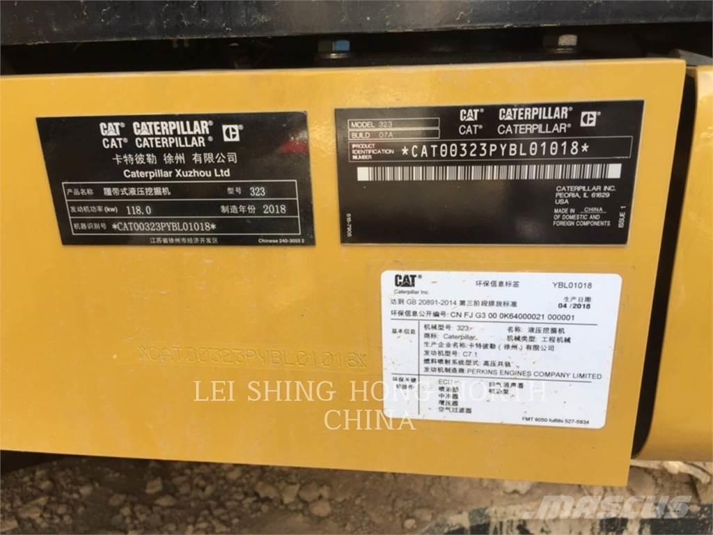 CAT 323-07 Εκσκαφείς με ερπύστριες