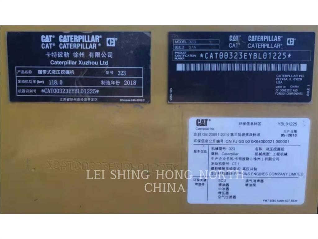 CAT 323-07 Εκσκαφείς με ερπύστριες