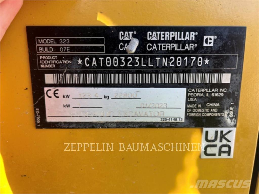 CAT 323-07D Εκσκαφείς με ερπύστριες