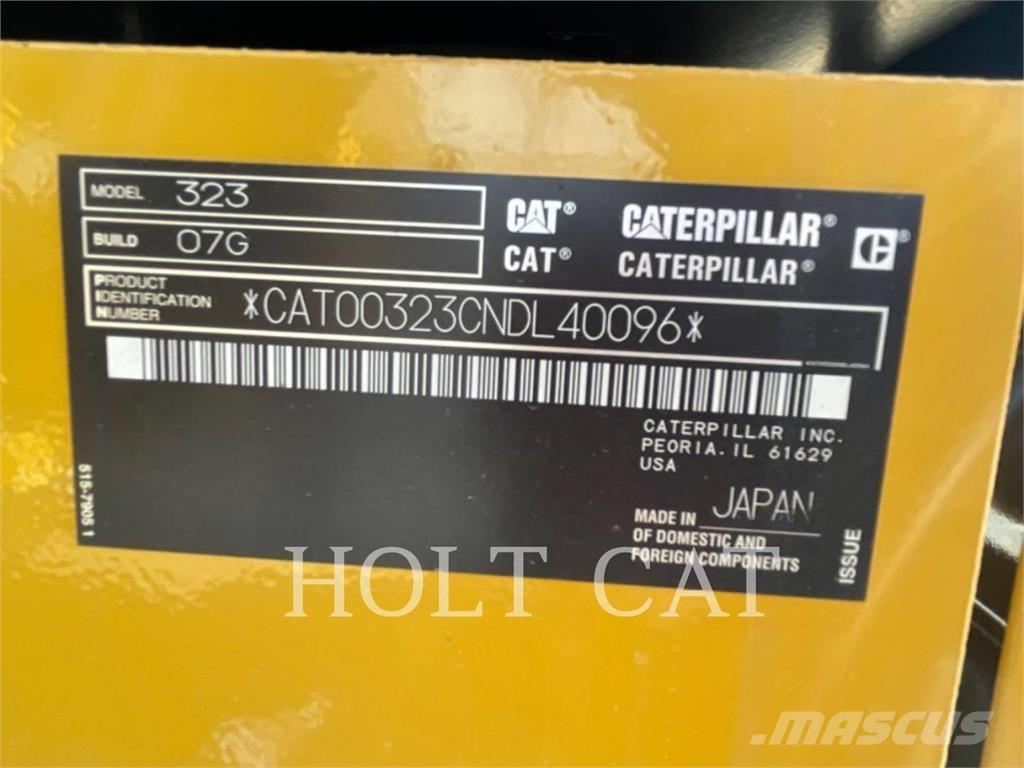 CAT 323 TC Εκσκαφείς με ερπύστριες