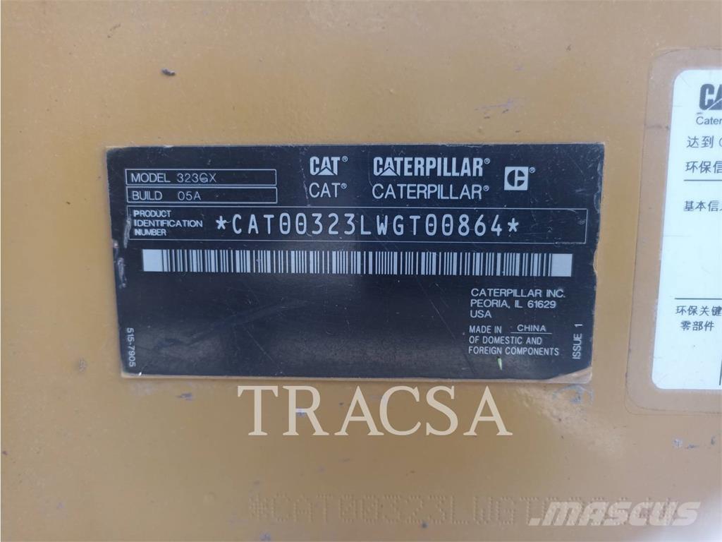 CAT 323GX Εκσκαφείς με ερπύστριες