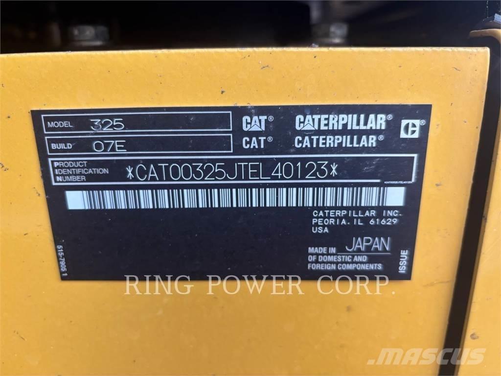 CAT 325 Εκσκαφείς με ερπύστριες