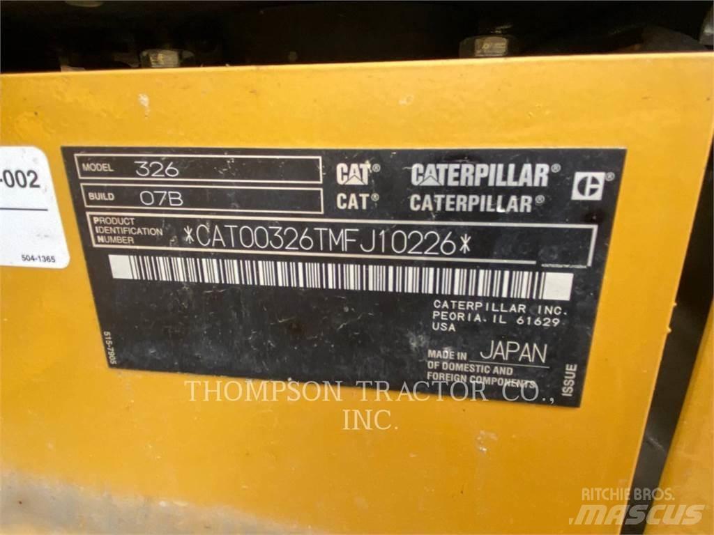 CAT 326 Εκσκαφείς με ερπύστριες