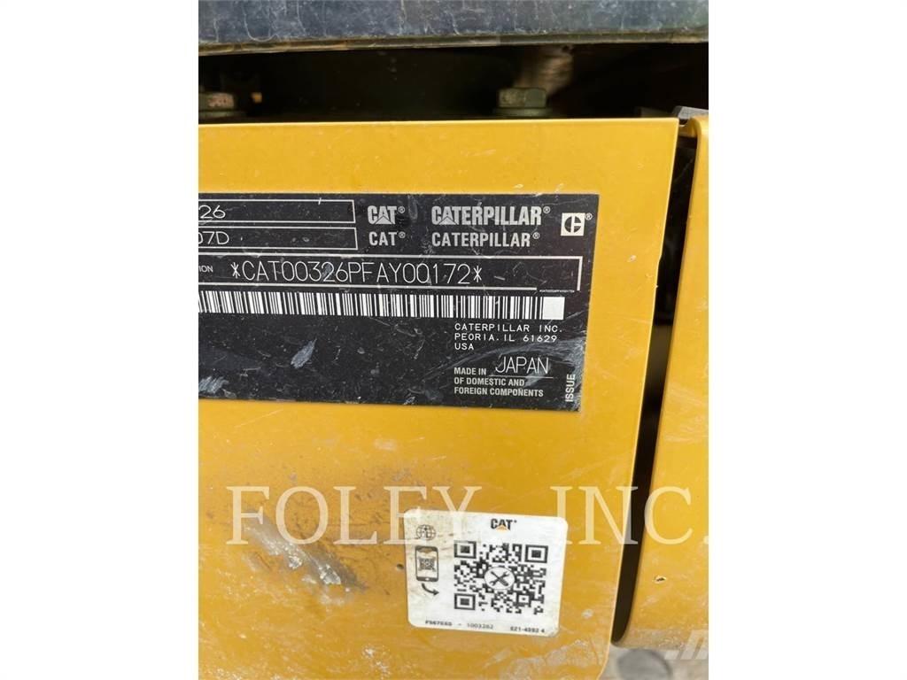 CAT 326-07 Εκσκαφείς με ερπύστριες