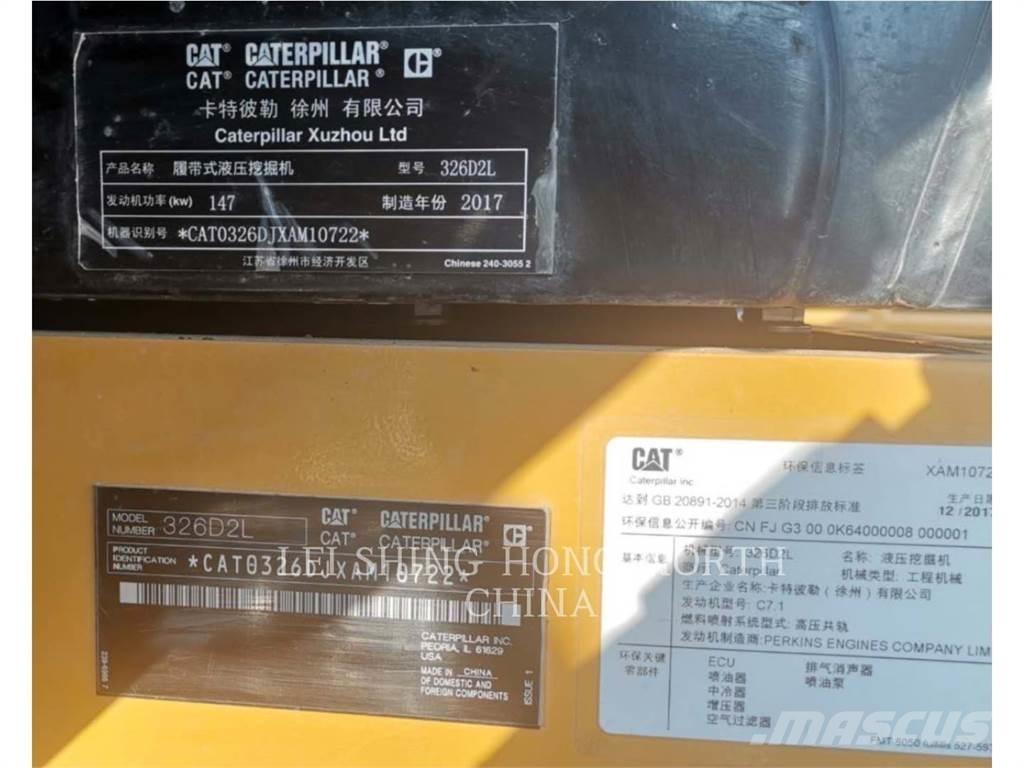 CAT 326D2L Εκσκαφείς με ερπύστριες