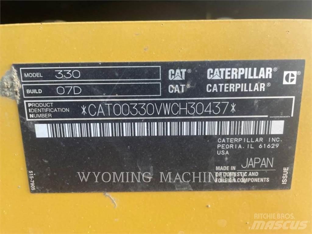 CAT 330 Εκσκαφείς με ερπύστριες