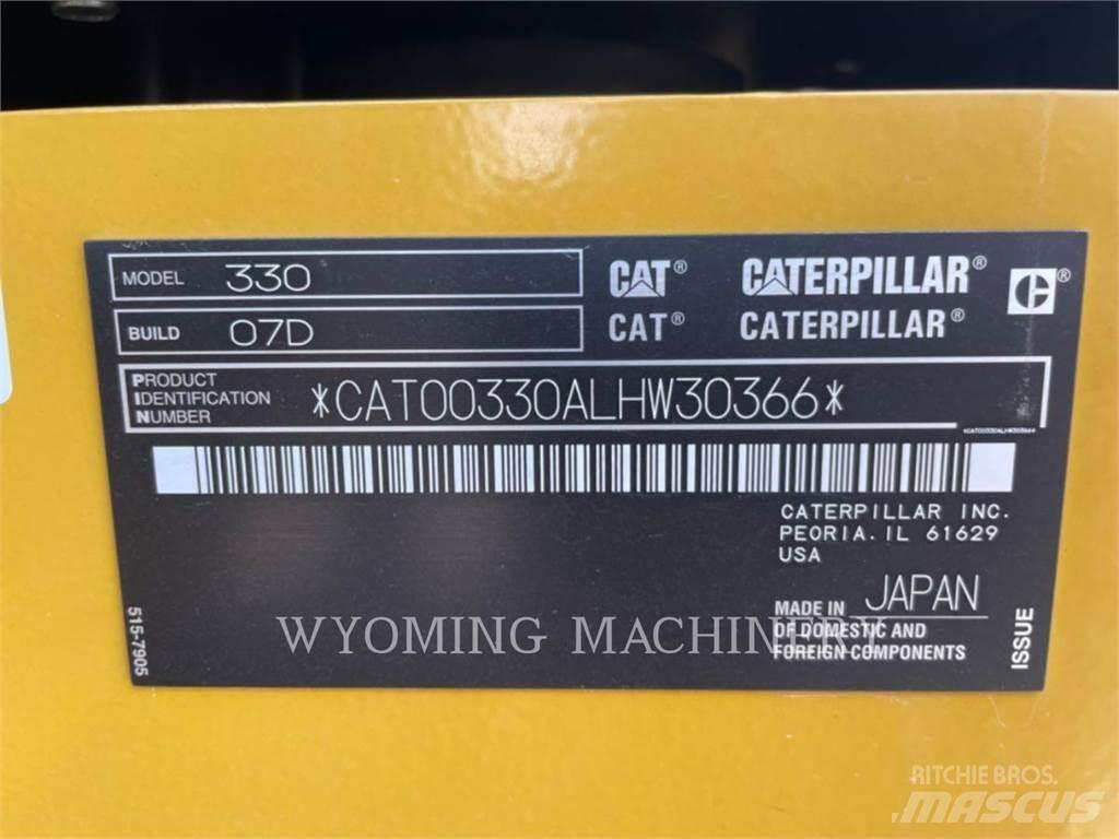 CAT 330 Εκσκαφείς με ερπύστριες
