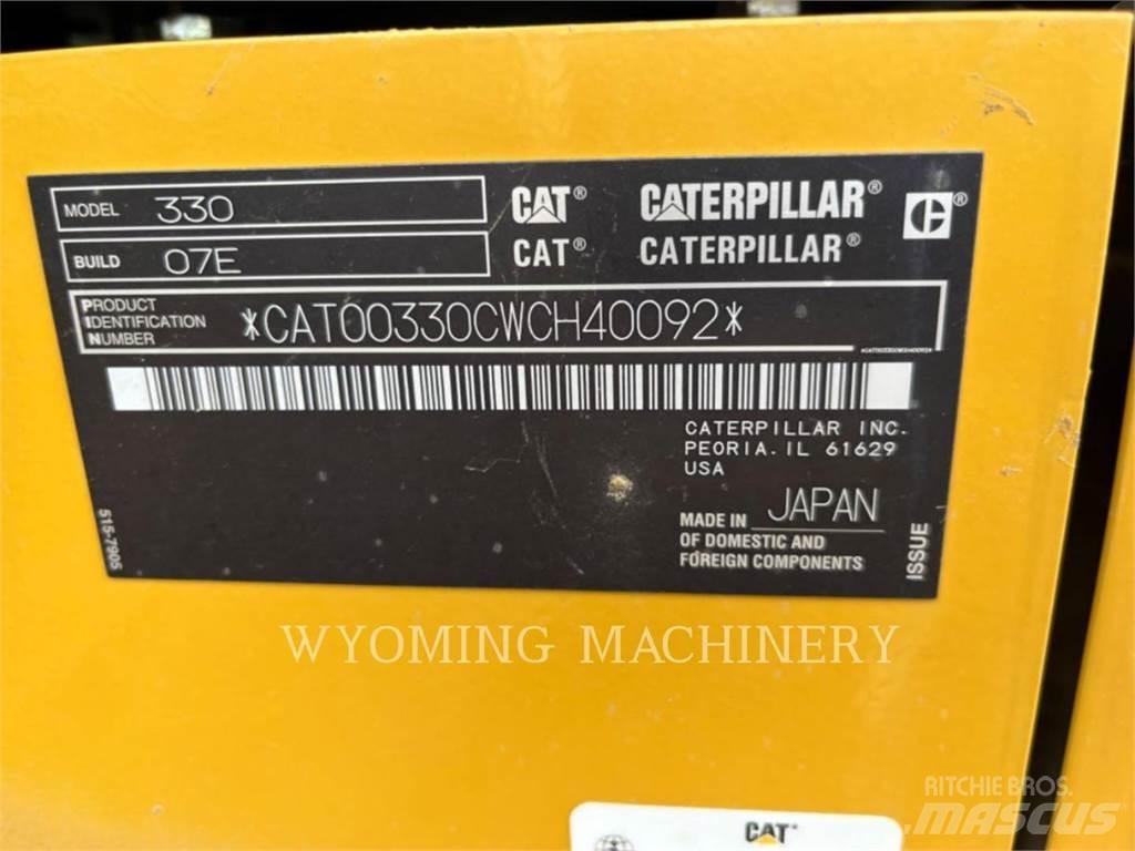 CAT 330 Εκσκαφείς με ερπύστριες