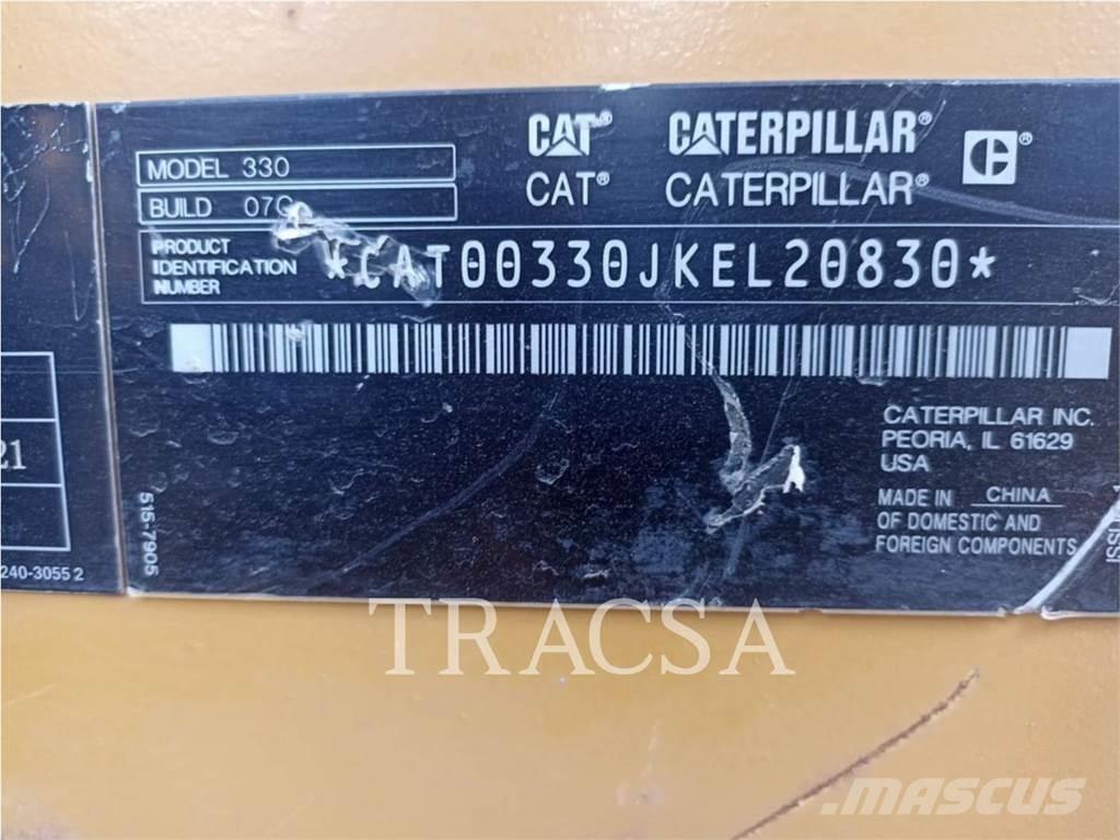 CAT 330 Εκσκαφείς με ερπύστριες