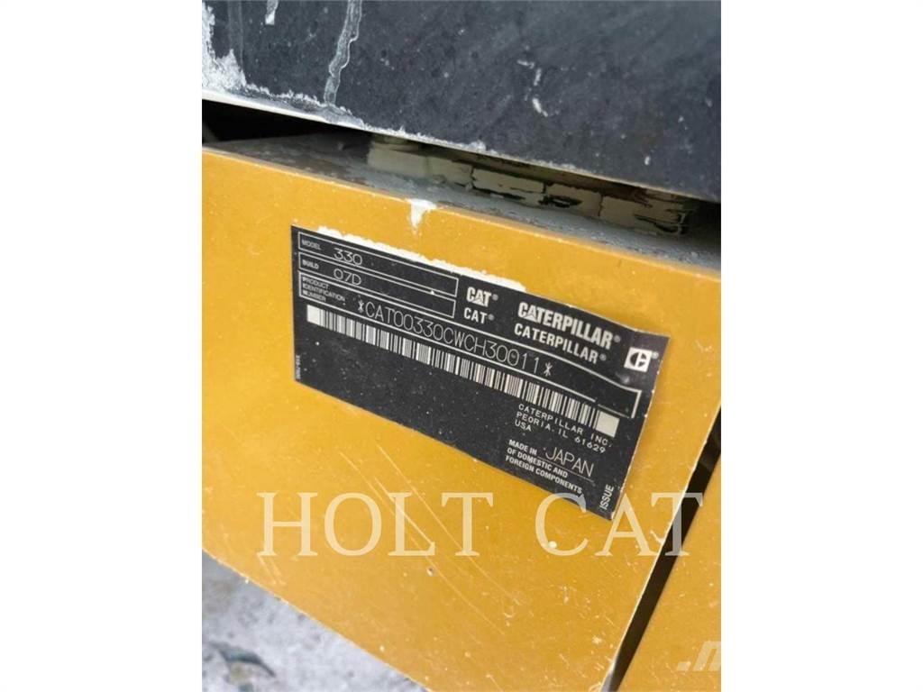 CAT 330 TC Εκσκαφείς με ερπύστριες
