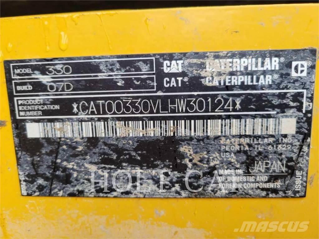 CAT 330 TC Εκσκαφείς με ερπύστριες